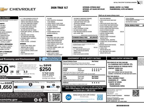 New 2026 Chevrolet Trax LT w/ Midnight Edition FWD image 4