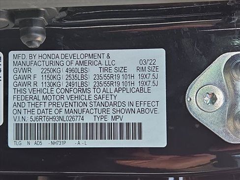Used 2022 Honda CR-V Touring image 26