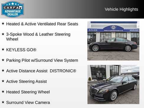 Used 2018 Mercedes-Benz S 560 4MATIC Sedan image 8