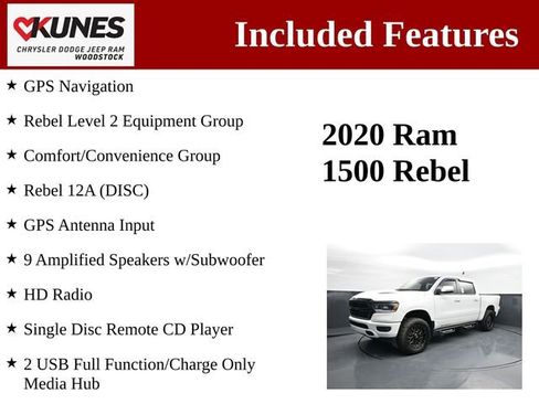 Used 2020 RAM 1500 Sport w/ Alpine Leather & Sound Group AWD/4WD image 3