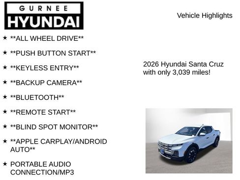 Certified 2026 Hyundai Santa Cruz SE AWD/4WD image 7