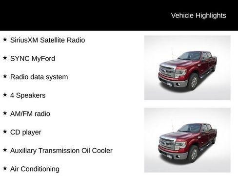 Used 2014 Ford F150 XLT w/ Equipment Group 302A Luxury AWD/4WD image 12