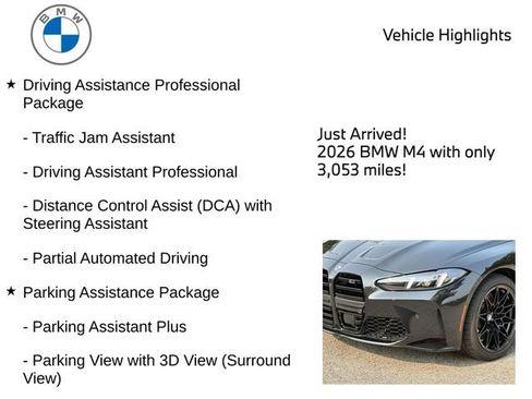 Used 2026 BMW M4 xDrive Competition AWD/4WD image 9