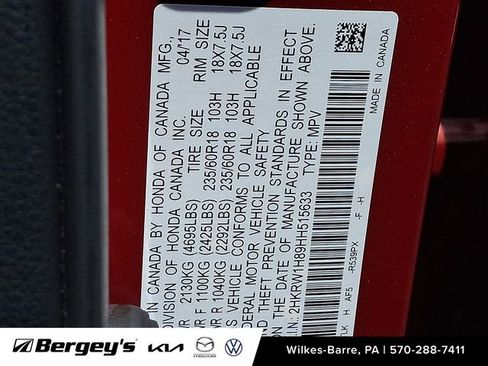 Used 2017 Honda CR-V EX-L image 28