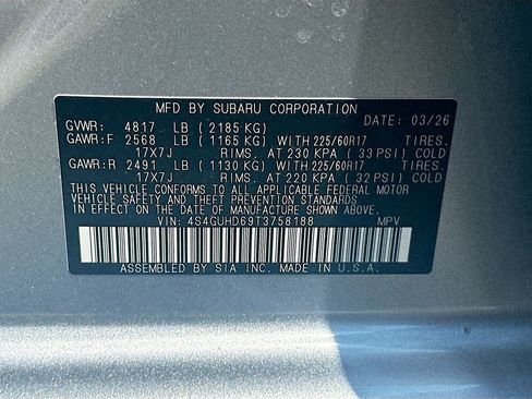 New 2026 Subaru Crosstrek 2.0i Premium AWD/4WD image 30