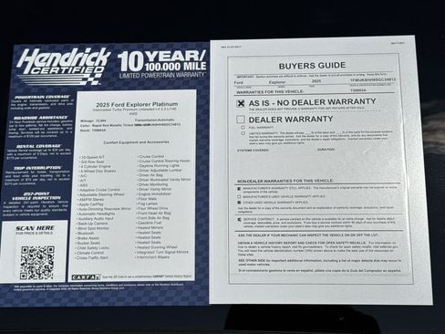Used 2025 Ford Explorer Platinum w/ LUX Leather Package image 40