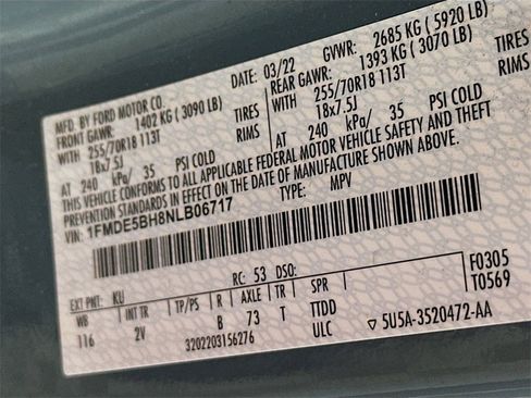 Used 2022 Ford Bronco Outer Banks image 31