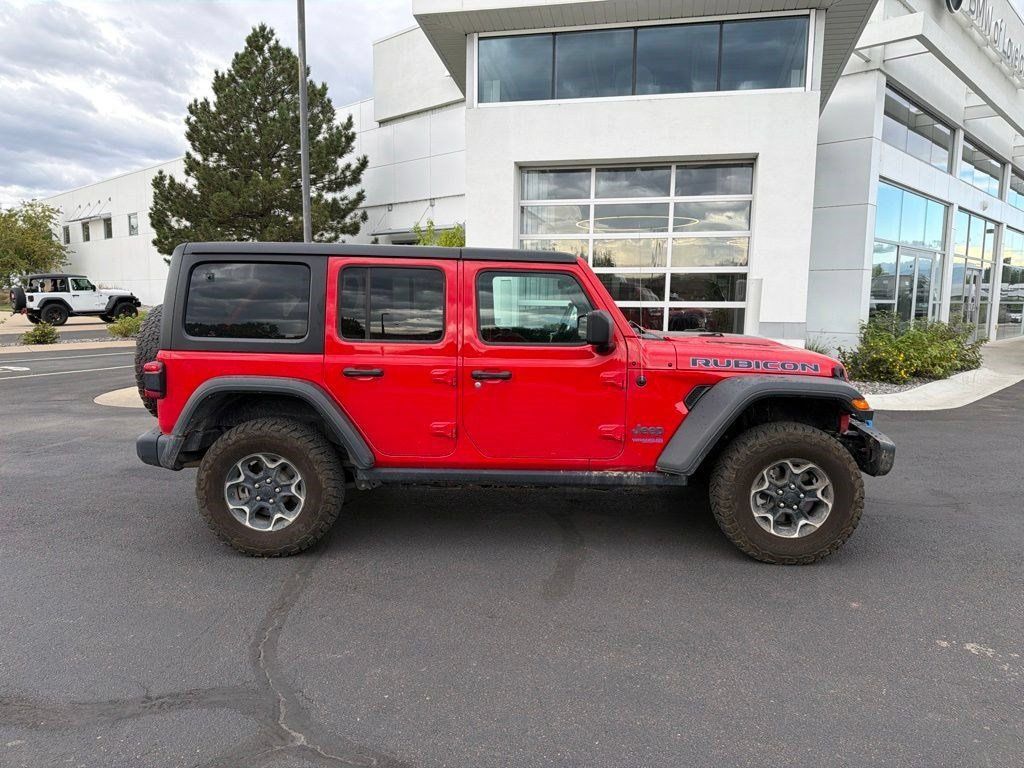 Used 2021 Jeep Wrangler Unlimited Rubicon 4xe w/ Steel Bumper Group AWD/4WD image 6