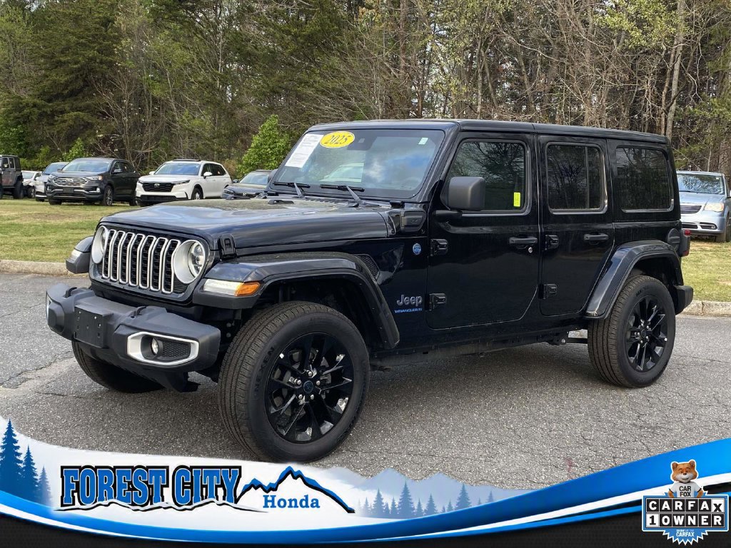 Used 2025 Jeep Wrangler Unlimited Sahara w/ Safety Group AWD/4WD image 1