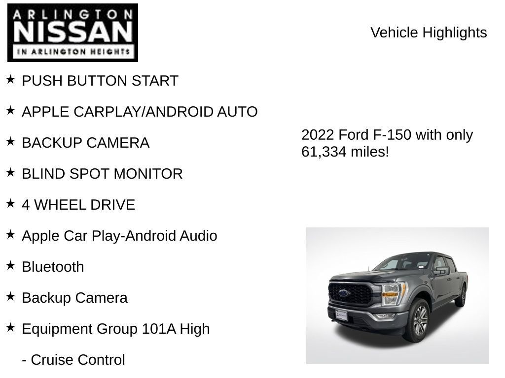 Used 2022 Ford F150 XL w/ STX Appearance Package AWD/4WD image 8
