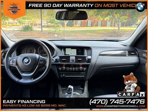 Used 2017 BMW X3 xDrive28i AWD/4WD image 2