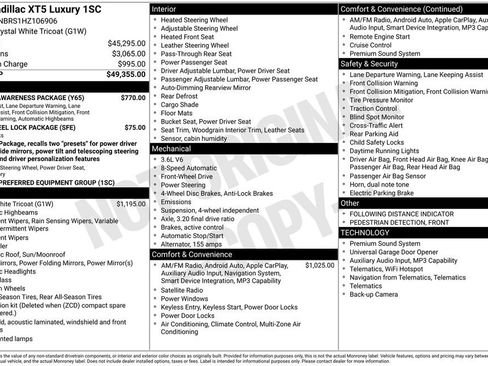 Used 2017 Cadillac XT5 Luxury w/ Driver Awareness Package image 3