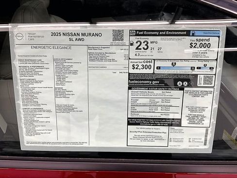 New 2025 Nissan Murano SL image 41