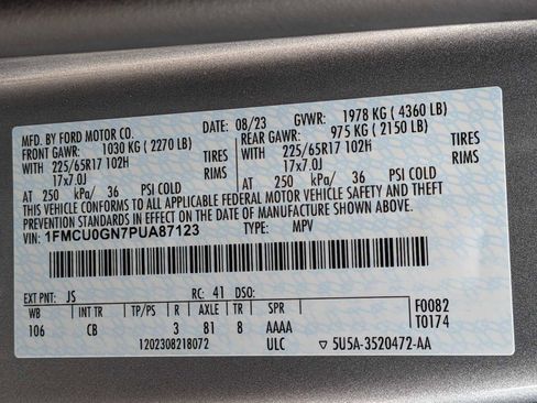 Used 2023 Ford Escape Active w/ Cold Weather Package FWD image 51