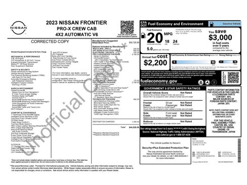 Used 2023 Nissan Frontier Pro-X w/ Pro-X Premium Package image 35