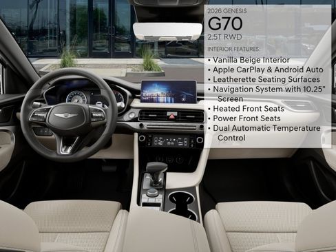 New 2026 Genesis G70 2.5T RWD image 15