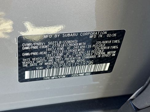 New 2026 Subaru Outback Premium image 33