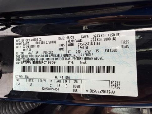 Used 2022 Ford F150 XLT w/ Equipment Group 302A High image 40