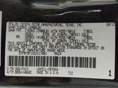 Used 2012 Toyota Tundra 2WD Double Cab w/ Tow Pkg image 33