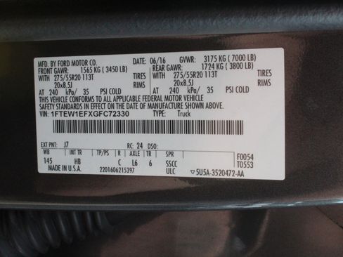 Used 2016 Ford F150 Lariat AWD/4WD image 37