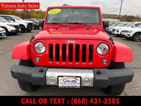Used 2015 Jeep Wrangler Unlimited Sahara w/ Dual Top Group image 2
