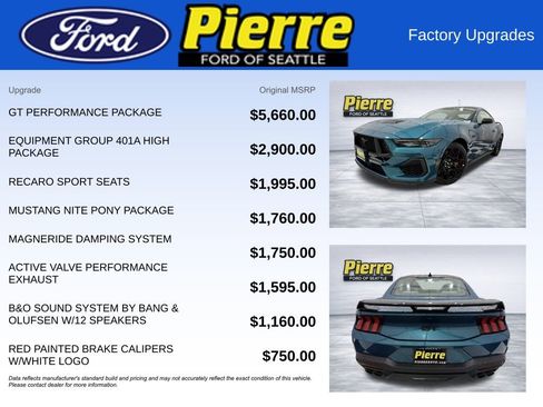 New 2026 Ford Mustang GT Premium w/ GT Performance Package image 13