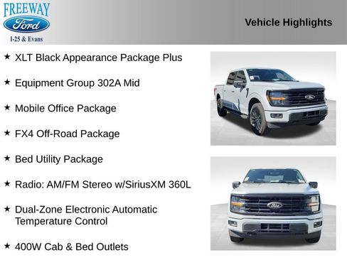 Used 2025 Ford F150 XLT w/ Equipment Group 302A MID AWD/4WD image 2