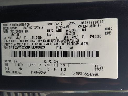 Used 2019 Ford F150 Lariat RWD image 33