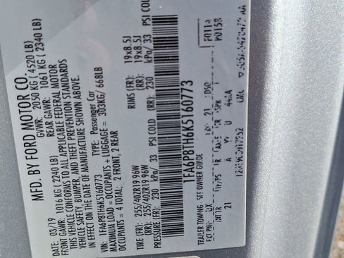 Used 2019 Ford Mustang Coupe w/ Wheel & Stripe Package image 17