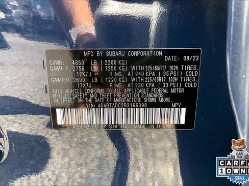 Certified 2024 Subaru Outback Premium AWD/4WD image 32