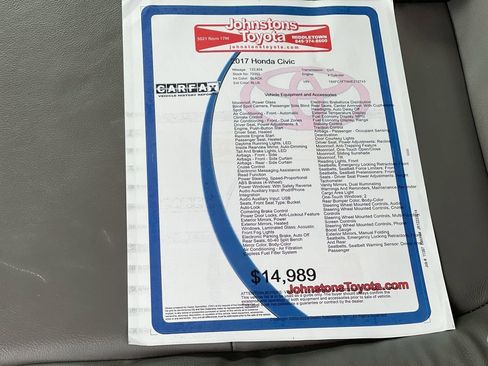 Used 2017 Honda Civic EX-L image 3