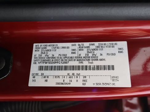 Used 2023 Ford F150 Lariat w/ Equipment Group 502A High AWD/4WD image 61