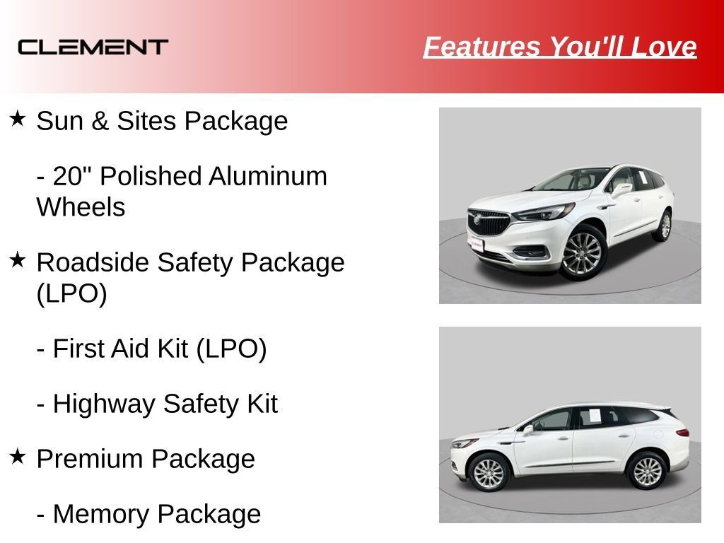 Used 2020 Buick Enclave Premium w/ Sun and Sites Package FWD image 29