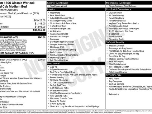 Used 2022 RAM 1500 Classic Warlock w/ Electronics Group image 28