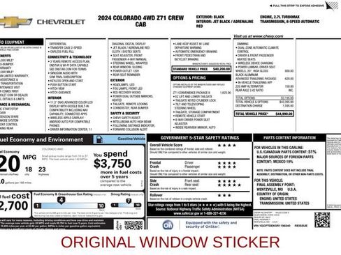 Used 2024 Chevrolet Colorado Z71 w/ Z71 Convenience Package 2 AWD/4WD image 4