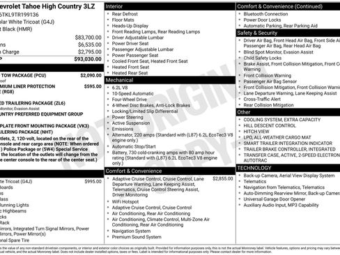 New 2026 Chevrolet Tahoe High Country w/ Sun And Tow Package image 4