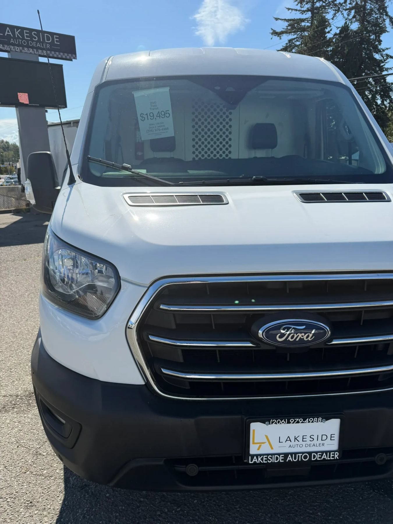 Used 2020 Ford Transit 250 Medium Roof w/ Load Area Protection Package RWD image 13