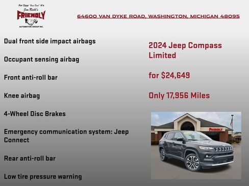 Used 2024 Jeep Compass Limited image 15