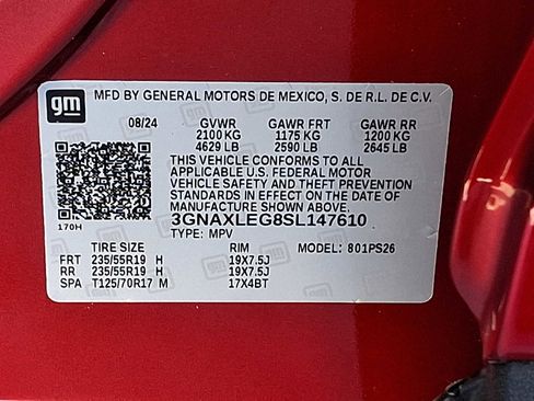 Certified 2025 Chevrolet Equinox RS w/ Safety and Technology Package image 27