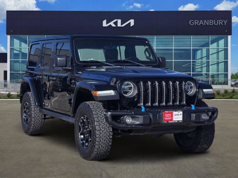 Used 2021 Jeep Wrangler Unlimited Rubicon 4xe w/ Steel Bumper Group AWD/4WD image 3