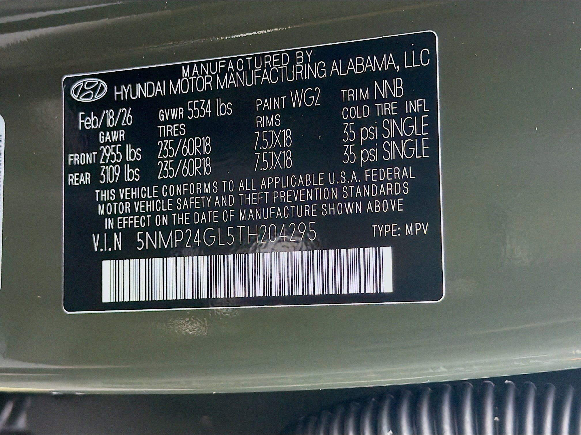 New 2026 Hyundai Santa Fe SEL w/ Tow & Go Package FWD image 26