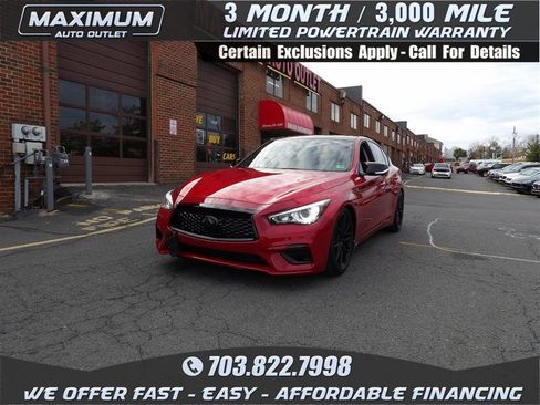 Used 2021 INFINITI Q50 Luxe w/ All Weather Package image 1