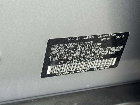 Certified 2024 Subaru WRX Premium image 34