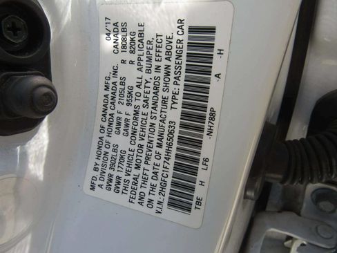 Used 2017 Honda Civic EX-L image 6