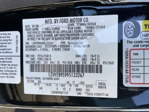 Used 2009 Ford Mustang Shelby GT500 image 42