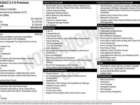 New 2026 MAZDA MAZDA3 2.5 S Hatchback w/ Premium Pkg image 24