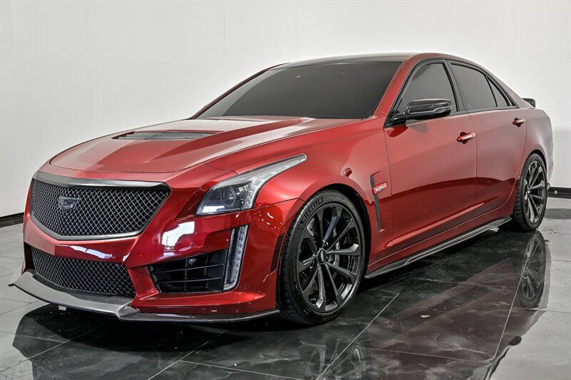 Used 2017 Cadillac CTS V w/ Carbon Black Package RWD image 5