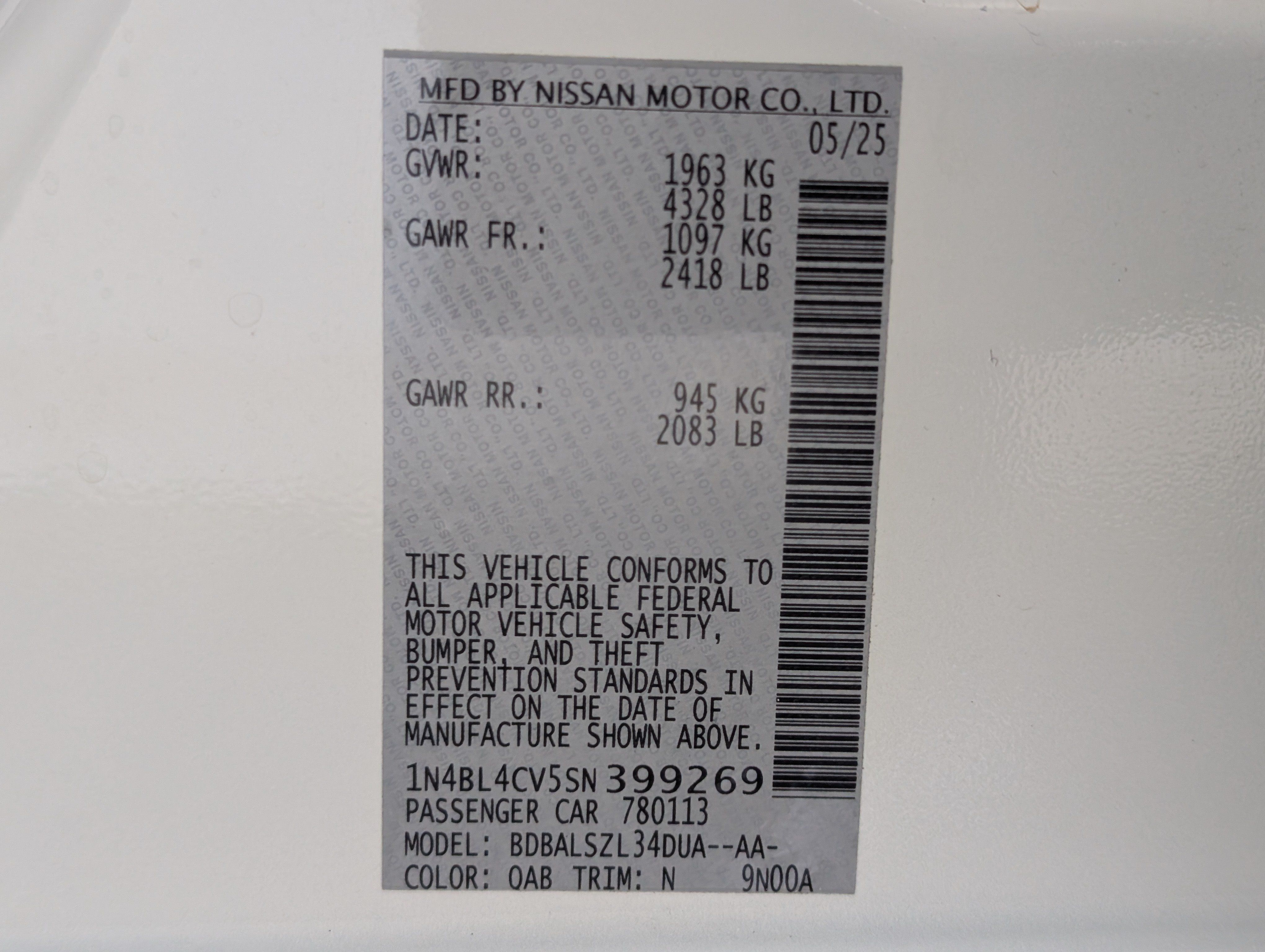 Used 2025 Nissan Altima 2.5 SR FWD image 36