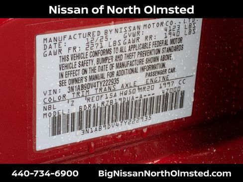 New 2026 Nissan Sentra SR w/ SR All Weather Package image 20