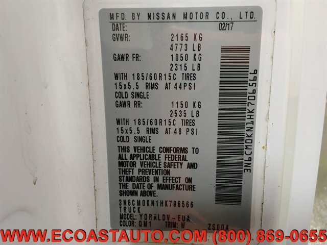 Used 2017 Nissan NV200 S w/ Back Door Glass Package FWD image 22